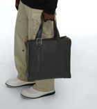 Loewe - Buckle leather tote bag