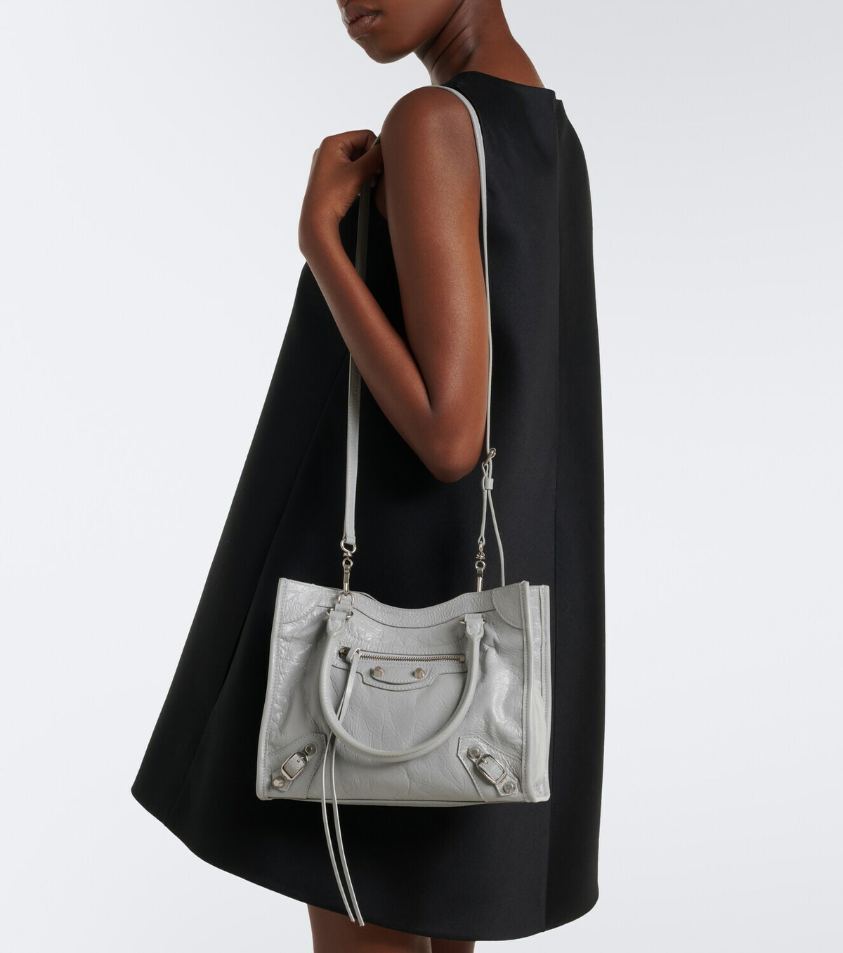 Balenciaga Le City Mini leather top-handle bag