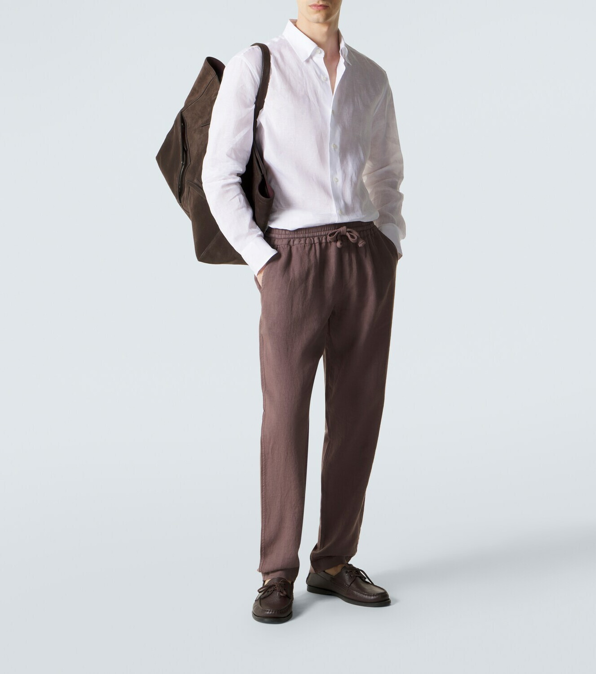 Fedeli Linen straight pants