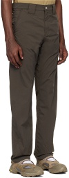 AFFXWRKS Brown Curved Trousers