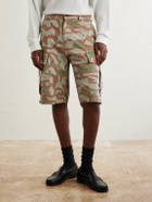 Cherry Los Angeles - Wide-Leg Camouflage-Print Shorts - Brown
