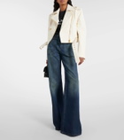 Balmain Leather biker jacket