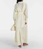 Plan C Belted silk shirtdress