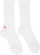 ERL White Openwork Socks