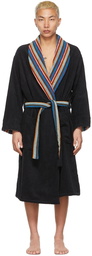 Paul Smith Black Artist Stripe Robe