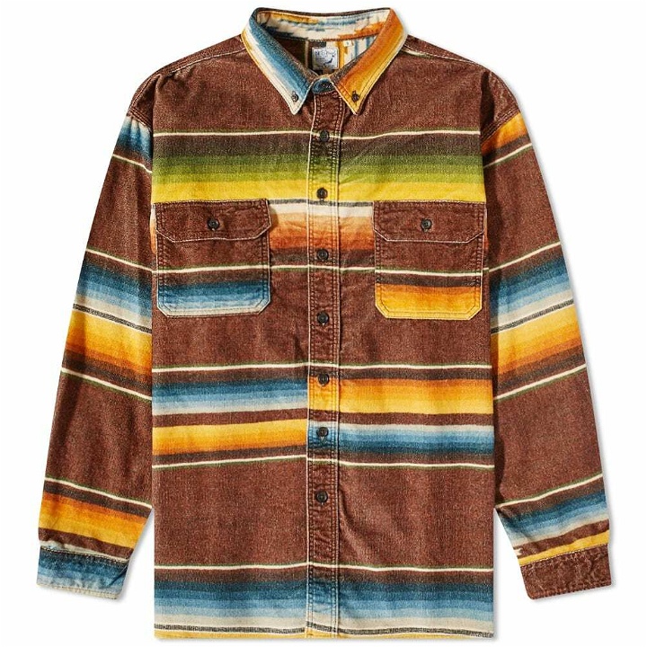Photo: orSlow Men's Loose Fit Print Shirt in Mexican Rag