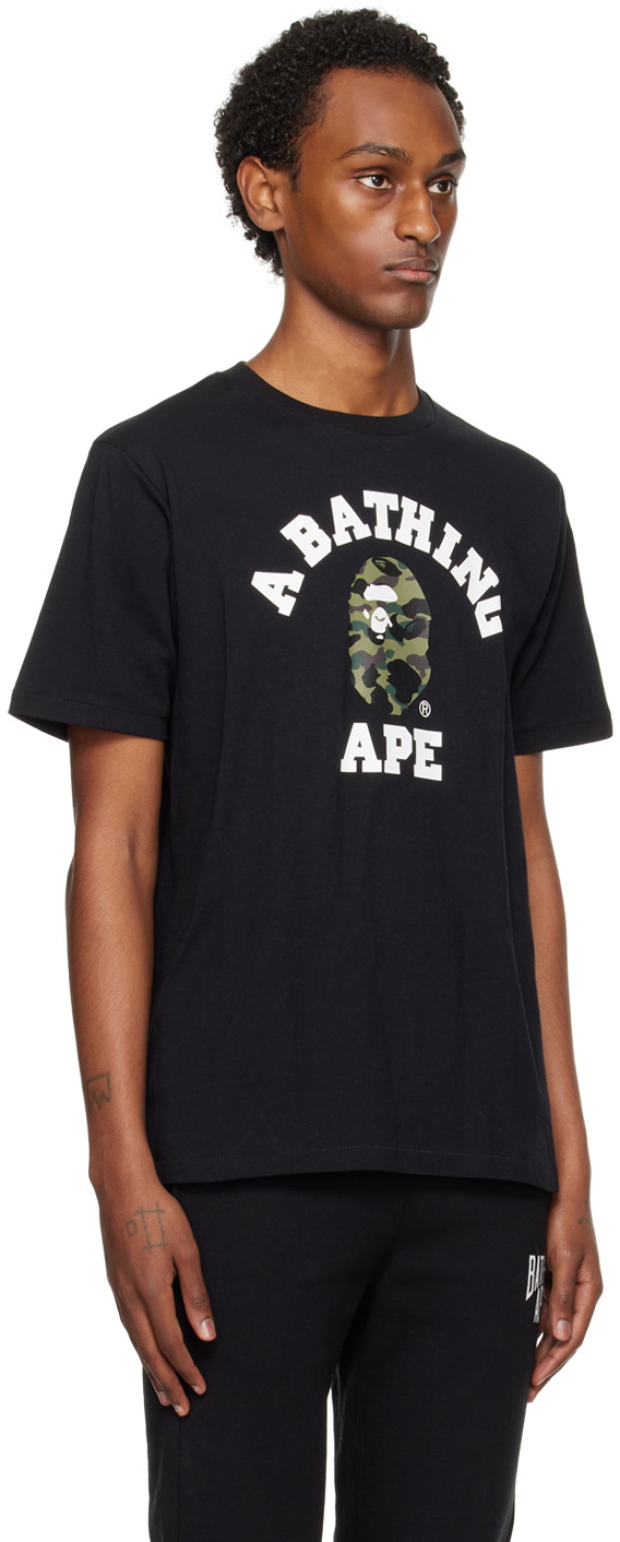 Black camo shop bape shirt