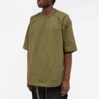 WTAPS Men's 14 Short Sleeve Sweater in Olive Drab
