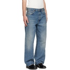 Sunflower Blue Wide Twist Jeans