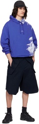 A-COLD-WALL* Blue Brushstroke Hoodie