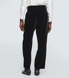 Giorgio Armani Velvet straight pants