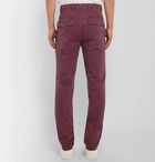 Brunello Cucinelli - Stretch-Cotton Cargo Trousers - Men - Burgundy