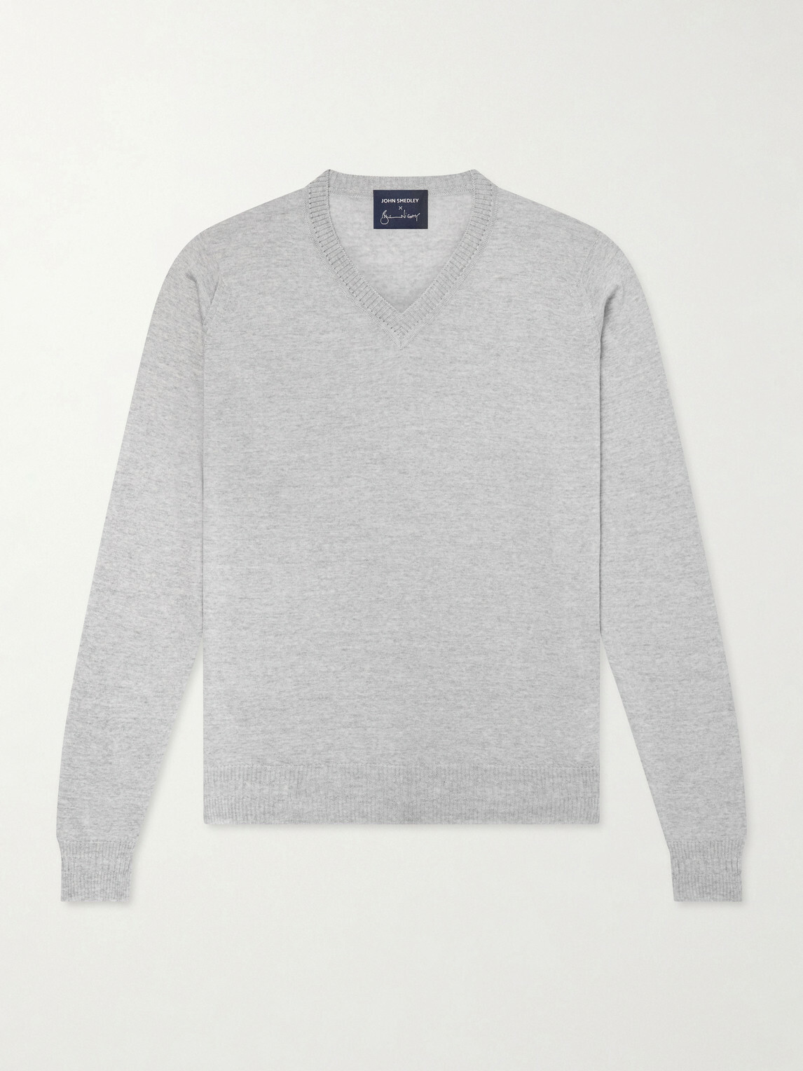 John Smedley - Bill Nighy Merino Wool Sweater - Gray