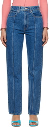 SLVRLAKE Blue London Pintuck Jeans