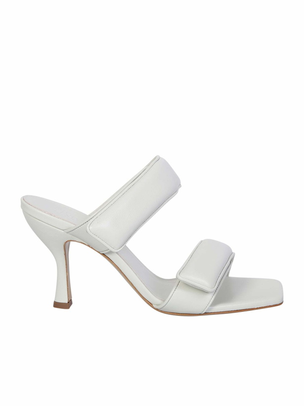 Photo: GIA BORGHINI High-heeled Straps Sandal Perni 03 White