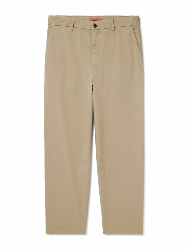 Photo: Barena - Canasta Straight-Leg Cotton-Blend Trousers - Neutrals