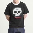 Pleasures Men's x Zero Single Skull Heavyweight T-Shirt in Black