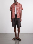 Portuguese Flannel - Compota Embroidered Cotton-Blend Shirt - Red