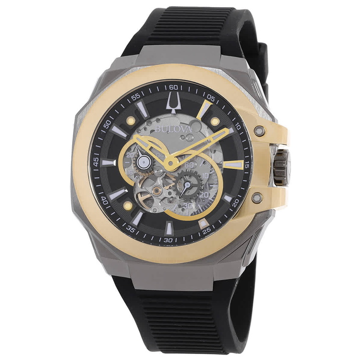 Photo: Bulova Maquina Automatic Grey Dial Mens Watch 98A310