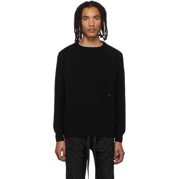 Photo: 424 Black Wool and Cashmere Sweater