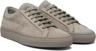 Common Projects Gray Nubuck Achilles Sneakers