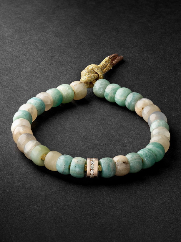 Photo: Carolina Bucci - Forte Beads Pink Gold Multi-Stone Bracelet