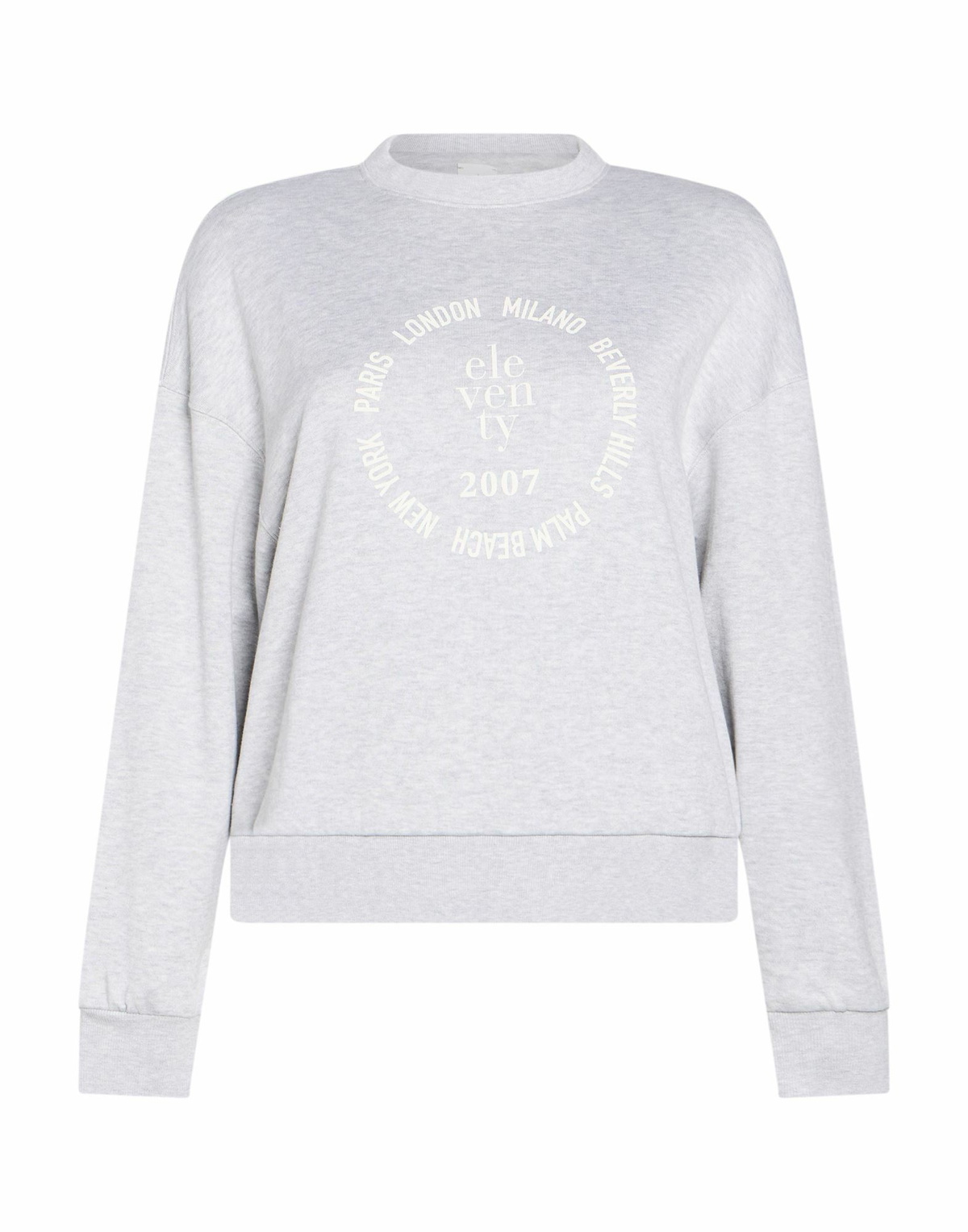 Eleventy Womens Sweatshirt Light in Grey