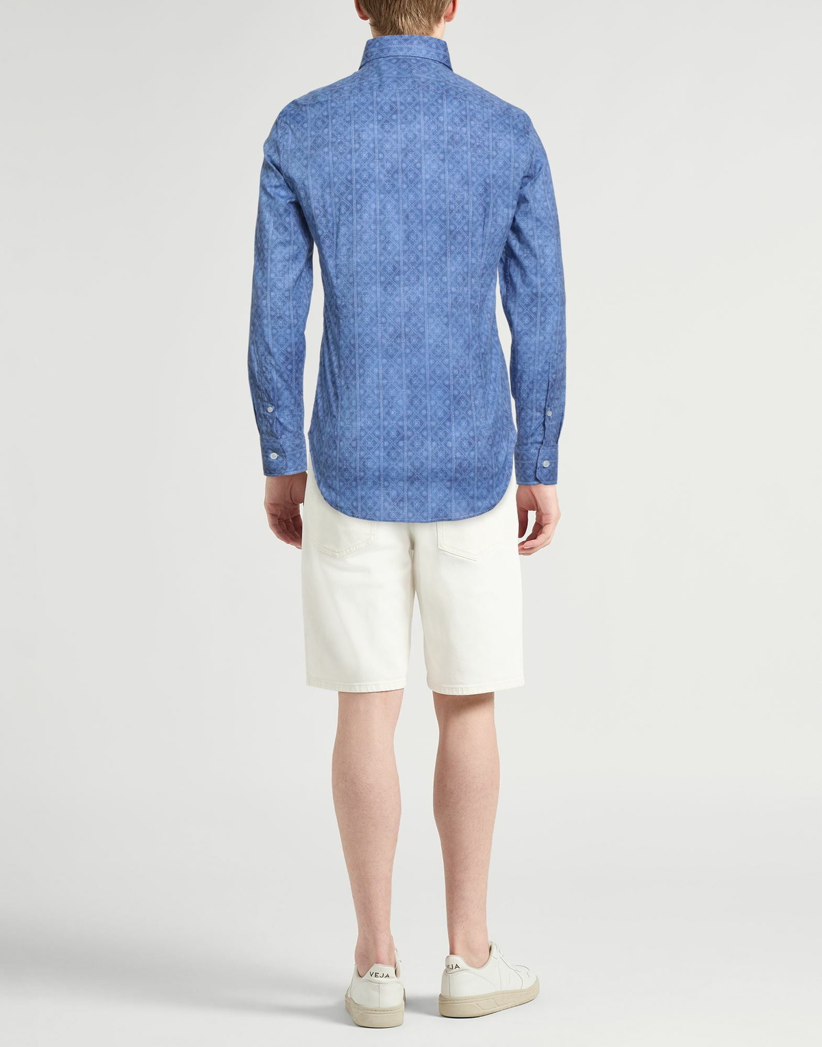 Fedeli Mens Shirt in Blue