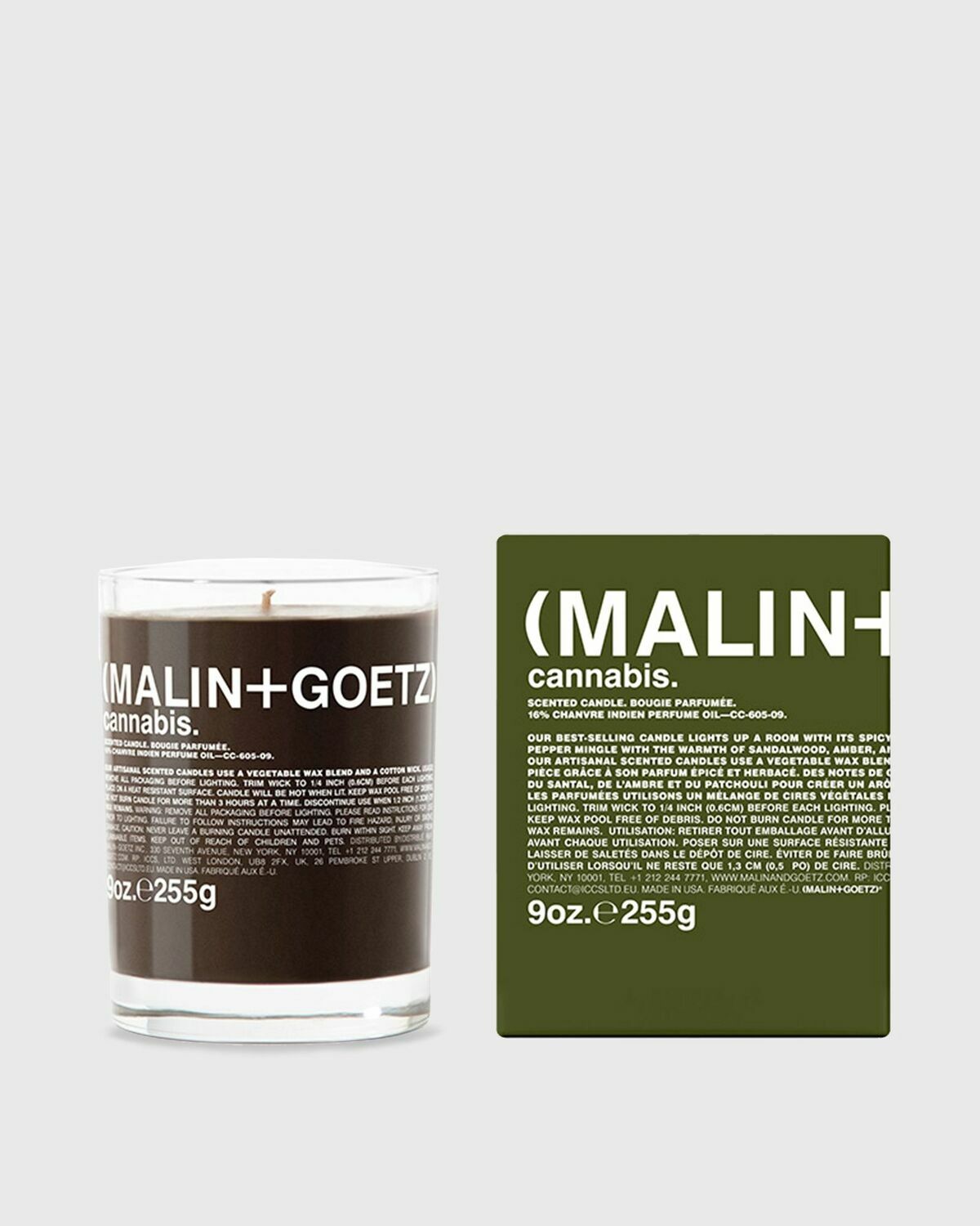 Malin + Goetz Cannabis Candle   255 Gr Multi Home Fragrance