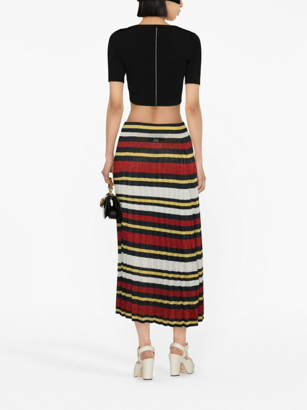 Gucci Multicolor Polyamide Midi Skirt main image 1