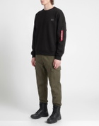 Alpha Industries Mens Sweatshirt in Black