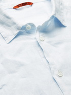 BARENA - Slim-Fit Linen Shirt - Blue