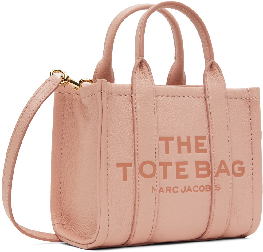 Marc Jacobs Pink 'The Leather Mini Tote Bag' Tote Marc Jacobs