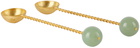 Natalia Criado Gold Torch Sugar Spoon Set