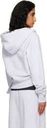Entire Studios Gray Slim Zip Up Hoodie