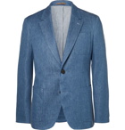 Berluti - Blue Stretch Cotton and Linen-Blend Blazer - Men - Blue