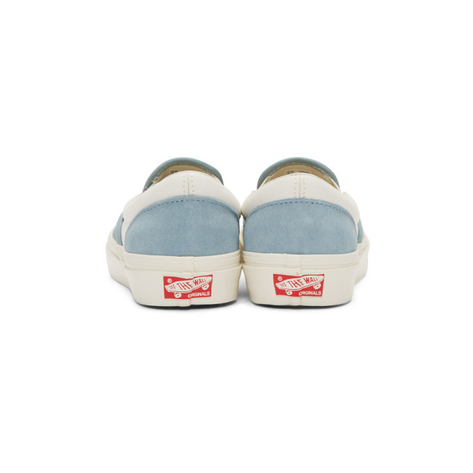 Vans Blue Suede OG Classic Slip-On Sneakers Vans