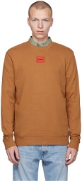 Hugo Brown Patch Sweatshirt