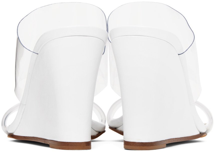 Maryam Nassir Zadeh SSENSE Exclusive White Olympia Heeled Sandals