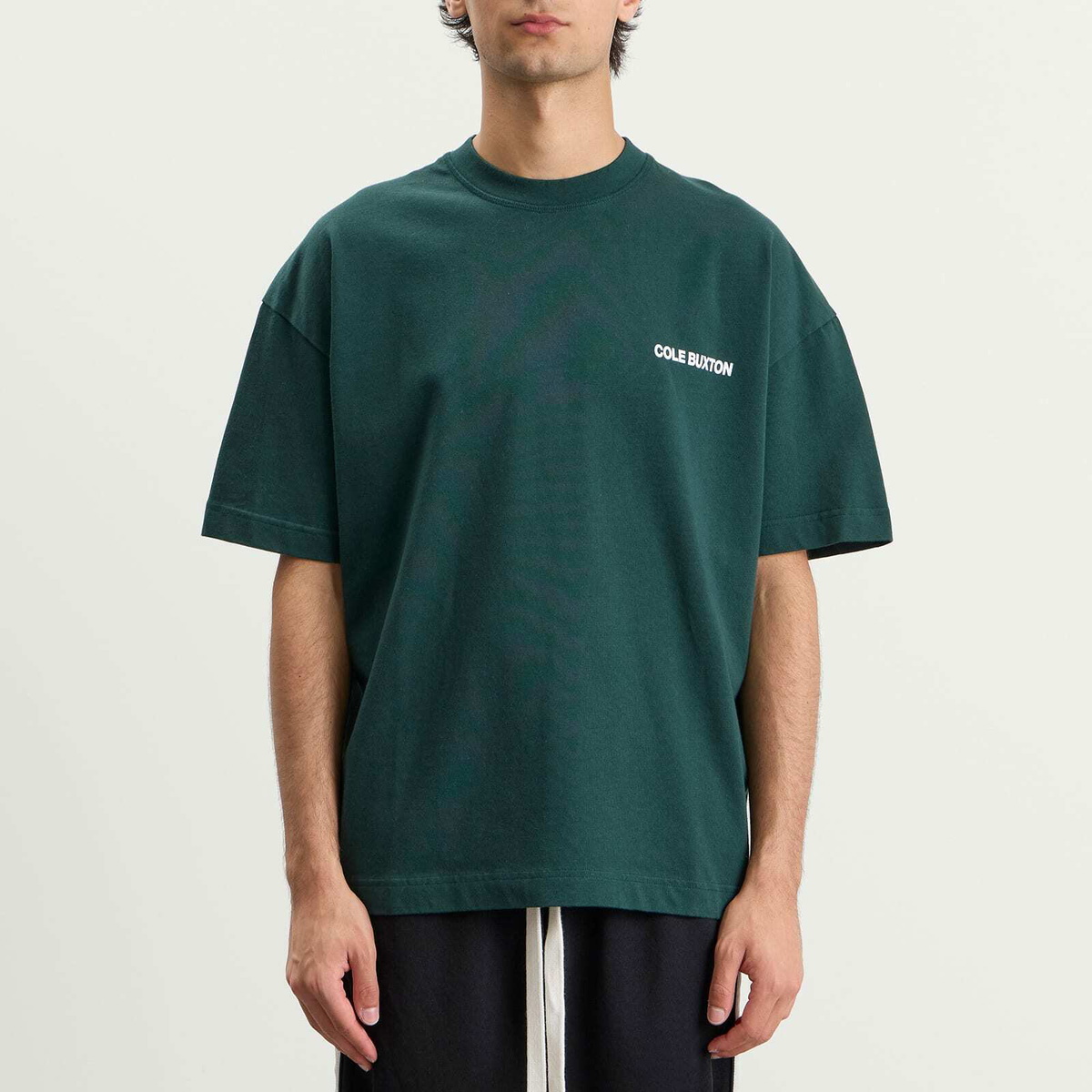 Cole Buxton Men's CB Sportswear T-Shirt in Forest Green