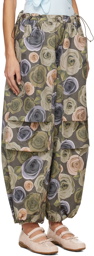 OPEN YY Khaki Rose Lounge Pants