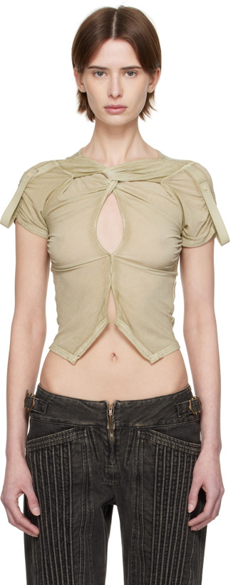 Photo: KNWLS Taupe Twist T-shirt