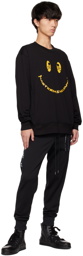 mastermind JAPAN Black Jacquard Lounge Pants