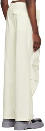 Dion Lee White Toggle Parachute Trousers