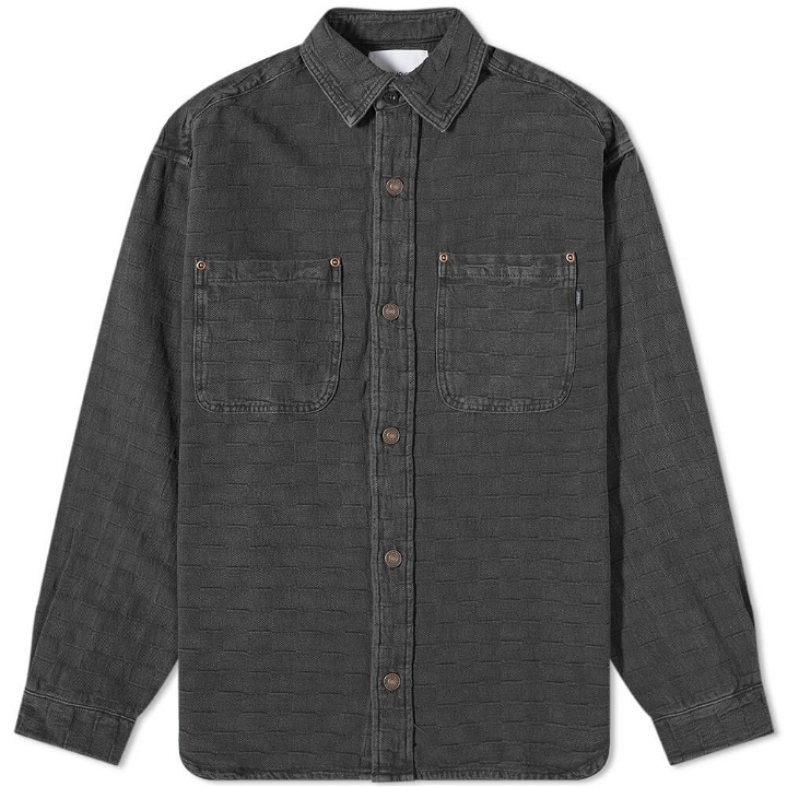 Photo: General Admission Men's Checker Overshirt in Black