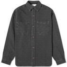 General Admission Men's Checker Overshirt in Black