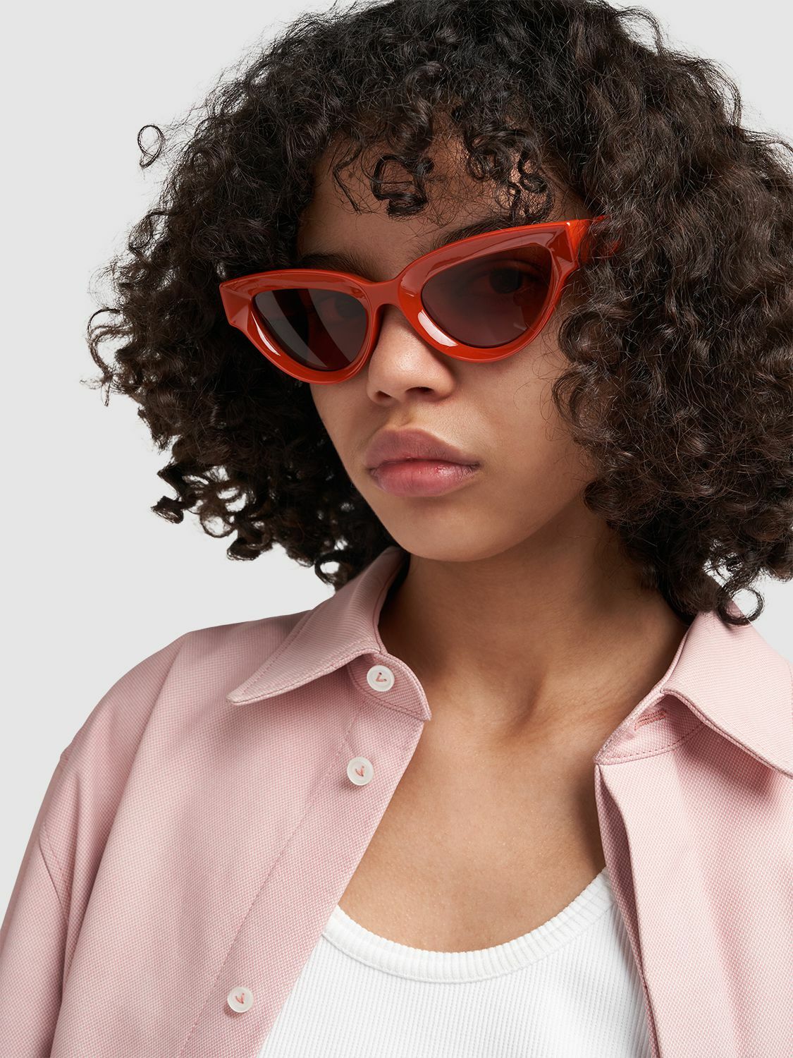 BOTTEGA VENETA - Bv1249s Sharp Cat Eye Acetate Sunglasses