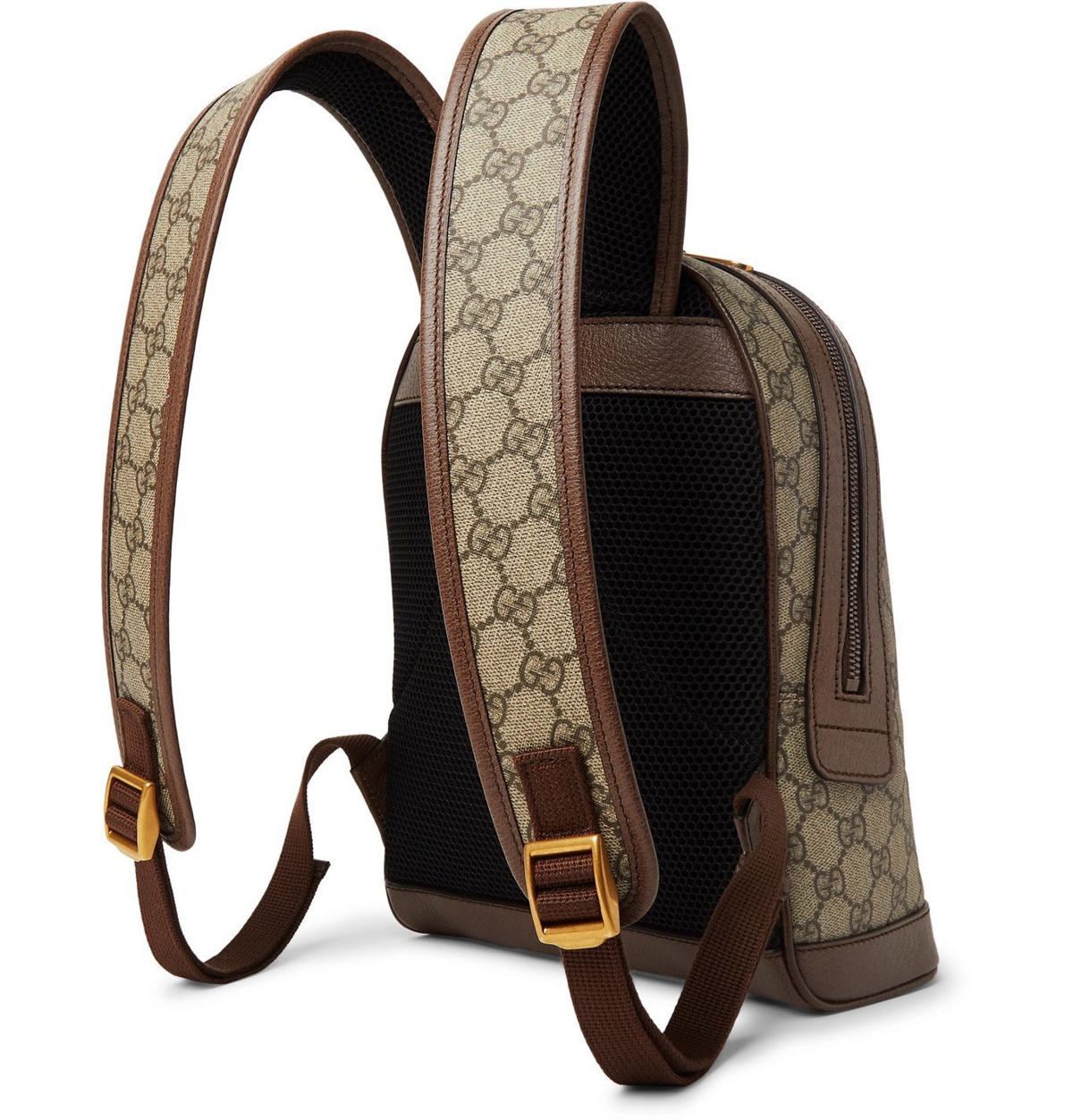 Leather backpack Disney x Gucci Brown in Leather - 24095564