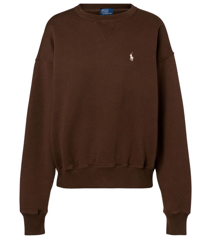 Photo: Polo Ralph Lauren Logo cotton-blend jersey sweatshirt