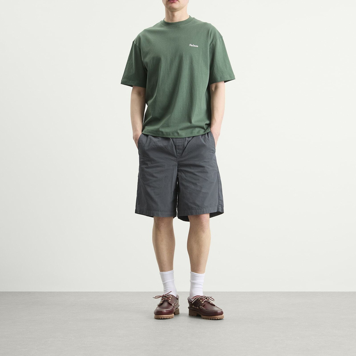 Palmes Men's Lucien Shorts in Charcoal